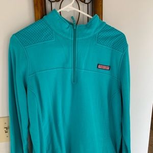 Turquoise checkered Shep Shirt